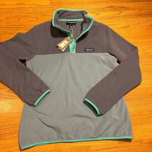 NWT Patagonia Women's Micro Snap Pullover Fleece Coat Size Small Casual Comfort